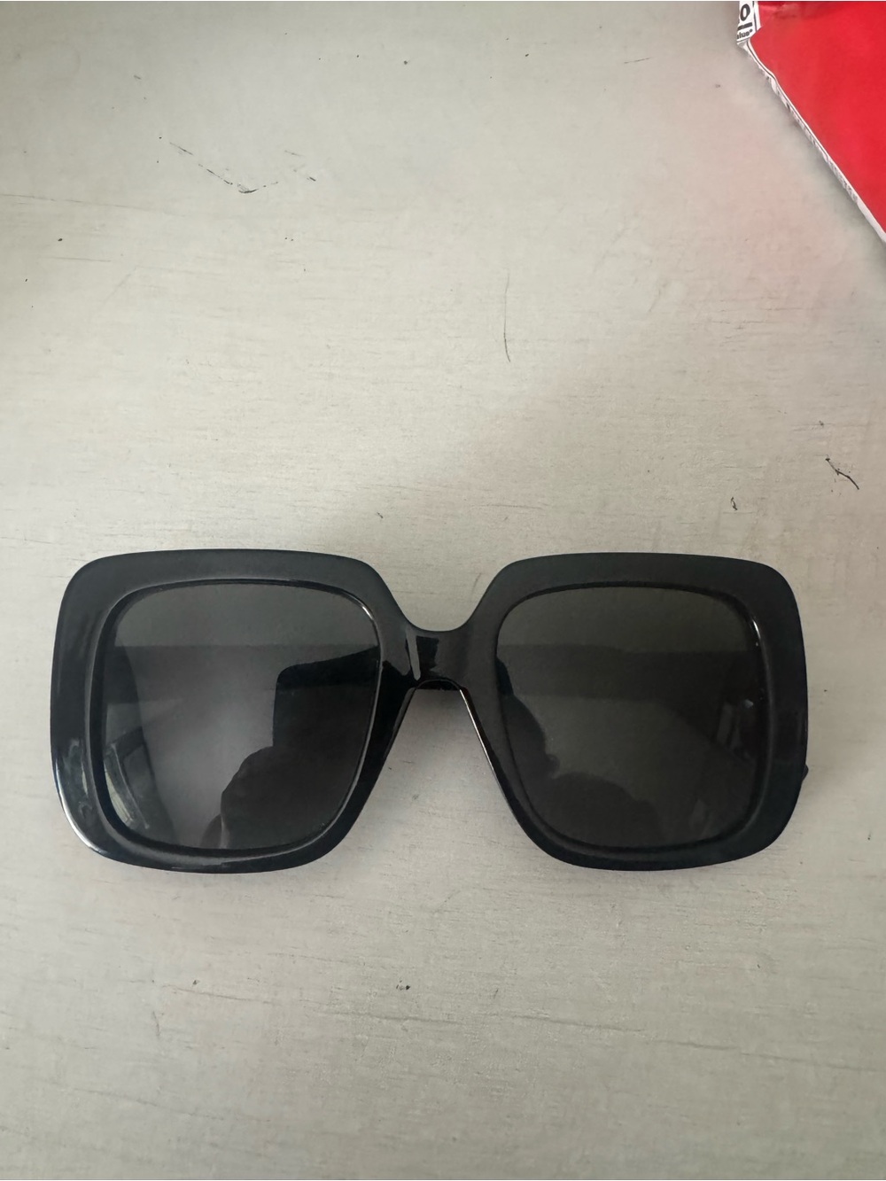 Foster Grant Classic Oversized Square Women's Sunglasses - Black